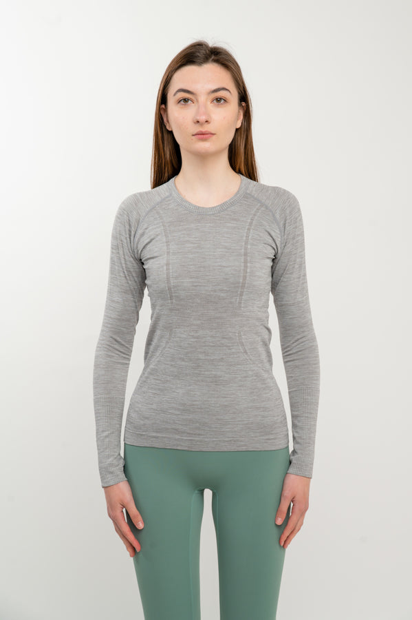 Free People Stay Here Seamless Long Sleeve